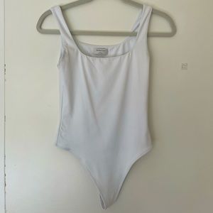 White Tanktop Aritzia Bodysuit - Size Small